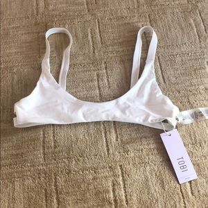 NWT TOBI white swim top